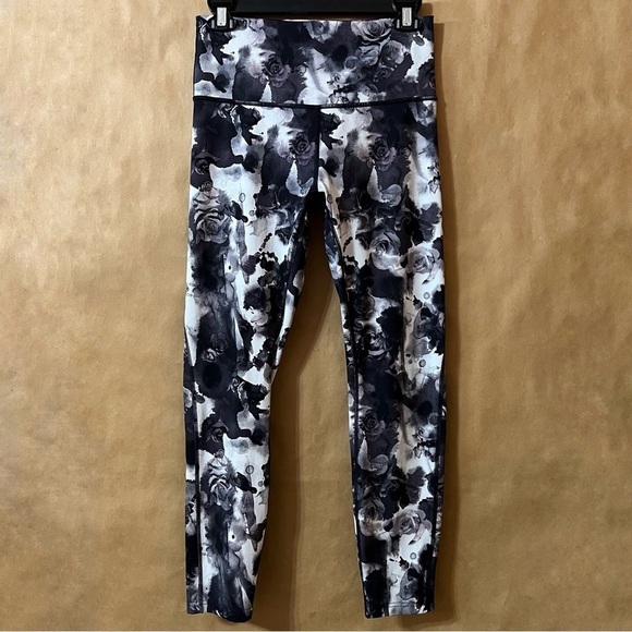 Lululemon | High Times Pant (Peek) Leggings Obscurred Black Dusty Mauve Size 8 - Picture 1 of 15
